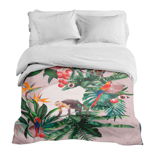 kołdra obciążeniowa z serii floral monkeys